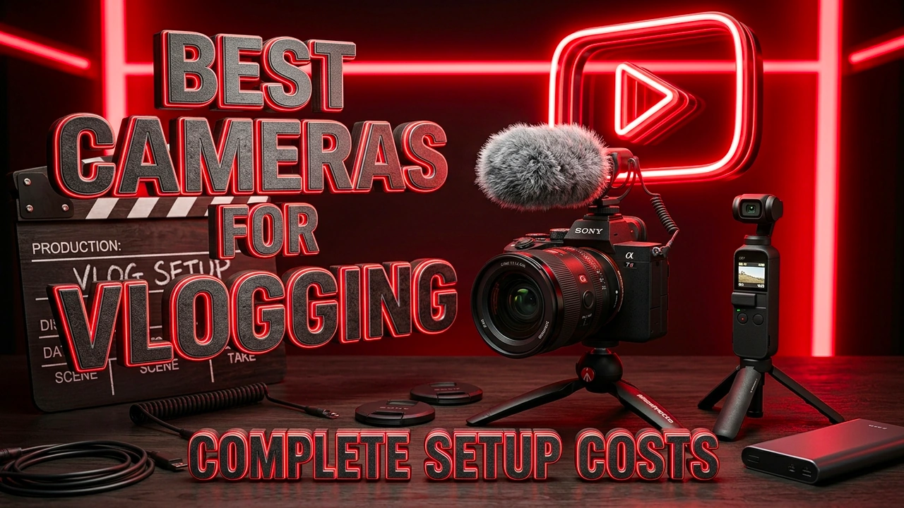 Best Cameras for Vlogging in 2026: Complete Setup Costs