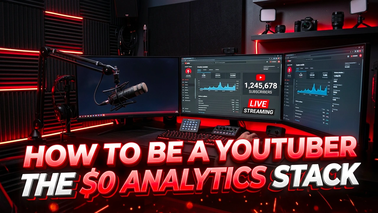 How to Be a YouTuber: The $0 Creator & Analytics Stack