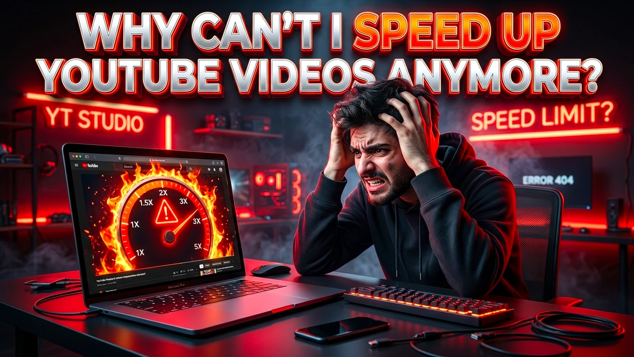 Why Can’t I Speed Up YouTube Videos Anymore? 7 Fixes