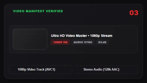 Step 3: Analyze video stream formats and metadata on YTMediaSave